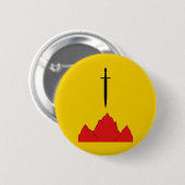 Rond 5 Cm Comté d'Isenfir Badge Populace (Devant & derrière)