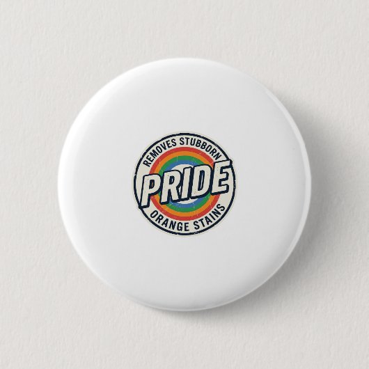 Rond 5 Cm Conception de badge arc-en-ciel de protestation de (Devant)