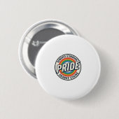 Rond 5 Cm Conception de badge arc-en-ciel de protestation de (Devant & derrière)