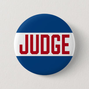 Rond 5 Cm Concours Juge Badge Rouge Blanc Bleu