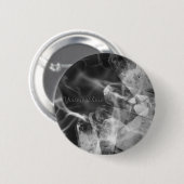 Rond 5 Cm Custom black crystal badge  (Devant & derrière)