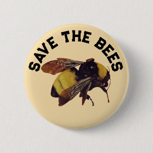 ROND 5 CM ENREGISTRER LA BADGE DES ABEILLES
