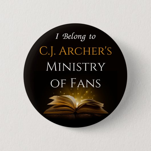 Rond 5 Cm Épingle de badge du ministère des fans de CJ Arche (Devant)