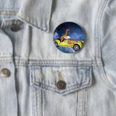 Rond 5 Cm Girafe dans l'espace Badge (En situation)