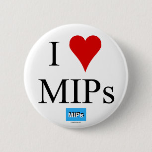 Rond 5 Cm I Love MIPs bouton ou badge