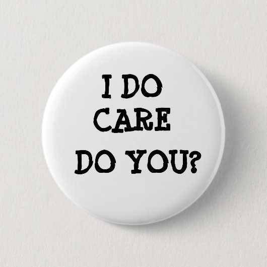 Rond 5 Cm Je m'en fiche, n'est-ce pas ? Badge (Devant)