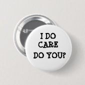 Rond 5 Cm Je m'en fiche, n'est-ce pas ? Badge (Devant & derrière)