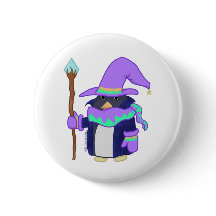 Le badge Manchot Sorcier