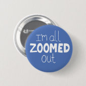 Rond 5 Cm Le badge Zoom sur Internet (Devant & derrière)