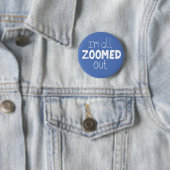Rond 5 Cm Le badge Zoom sur Internet (En situation)
