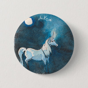 Rond 5 Cm Licorne Badge