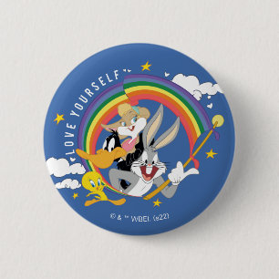 Rond 5 Cm LOONEY TUNES™ - Love Yourself Pride Badge