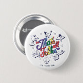 Rond 5 Cm LOONEY TUNES™ - That's All Folks ! Pride Badge (Devant & derrière)