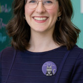 Rond 5 Cm Math Enseignant badge me faire confiance professeu