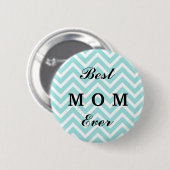 Rond 5 Cm Meilleure Maman Jamais- Bouton simple Badge (Devant & derrière)