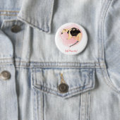 Rond 5 Cm Mère & bébé tamandua Meilleur badge de maman (En situation)