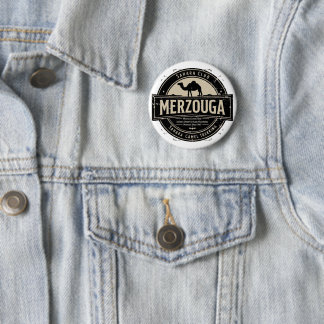 Rond 5 Cm Merzouga Sahara Camel Ride Vintage Badge | Retro M