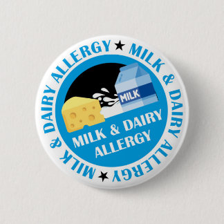 Rond 5 Cm Milk & Dairy Allergy Badge