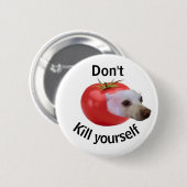 Rond 5 Cm Ne le fais pas ! Badge (Devant & derrière)