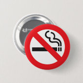 Rond 5 Cm No smoking badge m (Devant & derrière)