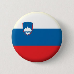 ROND 5 CM NOUVEAU ! ! - BADGE DE RETOUR DU NIP DE SLOVÉNIE