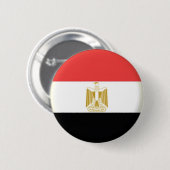 ROND 5 CM NOUVEAU ! ! - BADGE DE RETOUR DU NIP EN EGYPTE (Devant & derrière)
