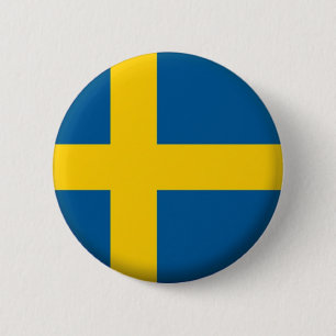 ROND 5 CM NOUVEAU ! ! - BADGE DE RETOUR DU NIP SUÉDOIS