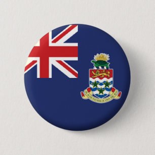 ROND 5 CM NOUVEAU ! ! - CAYMAN ISLANDS BADGE DE RETOUR