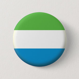 ROND 5 CM NOUVEAU ! ! - SIERRA LEONE BADGE DE RETOUR DU NIP