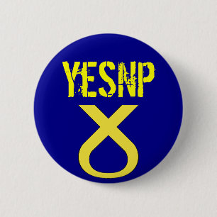 Rond 5 Cm Oui Scotland Vote SNP Badge