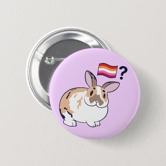 Rond 5 Cm Paddy Pride Badge (Lesbian) (Devant & derrière)