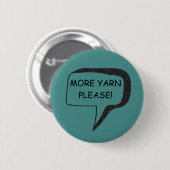 Rond 5 Cm Plus de fil badge svp (Devant & derrière)