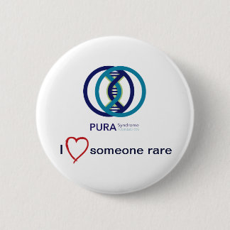 Rond 5 Cm PURA I Love Quelqu'un Bouton rare badge
