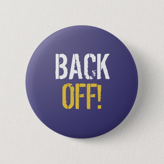 Rond 5 Cm RETOUR ! Badge (Devant)