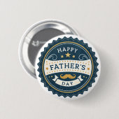 Rond 5 Cm Retro Badge Design wi (Devant & derrière)