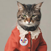 Rond 5 Cm Sans gluten pas par choix badge coeliac