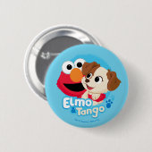 Rond 5 Cm Sesame Street | Elmo & Tango Badge (Devant & derrière)