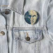 ROND 5 CM SNŐWFLAKE MAKER - QUEERBOT - BADGE (En situation)