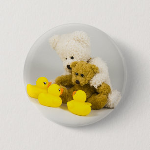 Rond 5 Cm Ted et les Canards... Badge