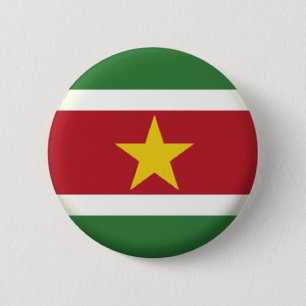 ROND 5 CM TOUT NEUF !! - BADGE ÉPINGLE SURINAM