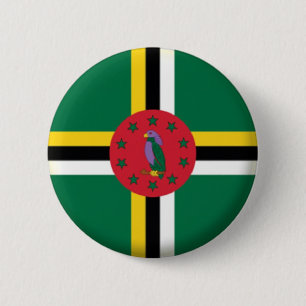 ROND 5 CM TOUT NOUVEAU ! ! - BADGE DE RETOUR DU NIP DOMINICA