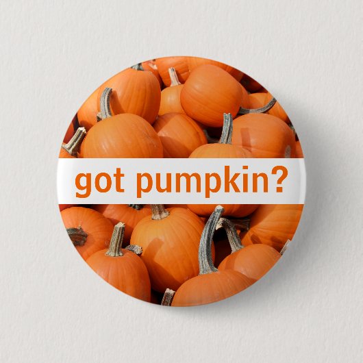 Rond 5 Cm vous avez du citrouille ? Badge (Devant)