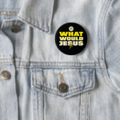Rond 5 Cm WWJD - Que ferait Jésus ? Badge (En situation)