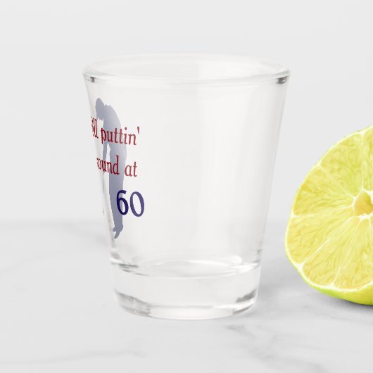 Rond 60 uur 's ochtends shot glas (Rechts)