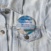 Rond 7,6 Cm Accouplé dans le badge nominatif de coutume de (En situation)