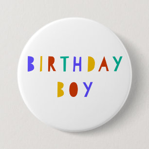 Rond 7,6 Cm Anniversaire Boy Pin Badge Accessoire C'est mon an