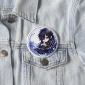 Rond 7,6 Cm badge (En situation)
