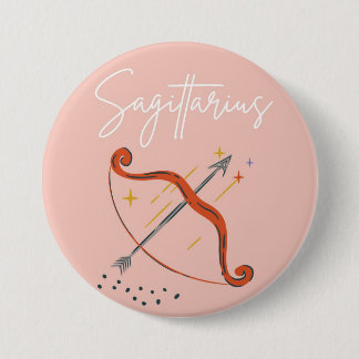 Rond 7,6 Cm Badge à bouton Sagittaire