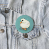 Rond 7,6 Cm Badge Canard (En situation)