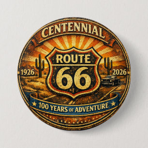 Rond 7,6 Cm Badge commémoratif du voyage pour l'anniversaire d